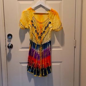 Colorful Beach dress, brand new without tags, one size looks like medium.